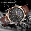 LIGE Men's Watches Top Brand Luxury Men Wrist Watch Leather Quartz Watch Sports Waterproof Male Clock Relogio Masculino+Box