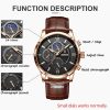 LIGE Men's Watches Top Brand Luxury Men Wrist Watch Leather Quartz Watch Sports Waterproof Male Clock Relogio Masculino+Box
